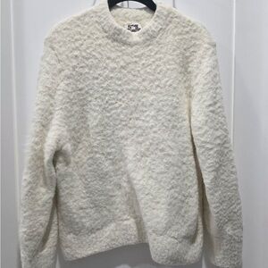 Future Collective Fuzzy White Sweater size XXL